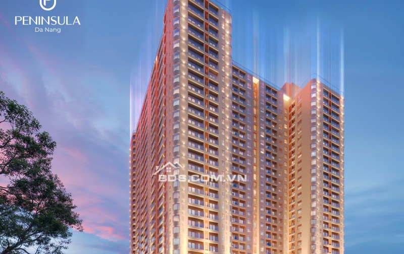 Căn hộ cao cấp Peninsula Đà Nẵng với Pháp lý, sổ hồng lâu dài riêng từng căn, mật độ XD chỉ 44%